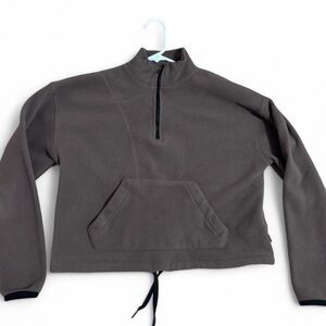 PINK Brown Quarter Zip